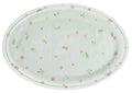 Fuente ovalada de melamina verde, colección Polline, de 35,5 cm de Brandani Gift Group.