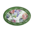 Fuente ovalada de melamina blanca de 50 cm de la colección Flora de Brandani Gift Group.