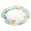 Fuente ovalada Bollicine de Brandani Gift Group, mide 35 x 24 cm.