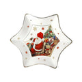 Fuente pequeña Christmas Estrella, diseño italiano para la mesa.