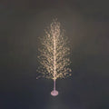 Árbol Haya navideño decorativo de 150 cm con 1000 microLED, diseño elegante.