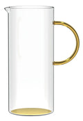 Jarra Bottom de cristal en color ámbar con una capacidad de 1,35 litros.