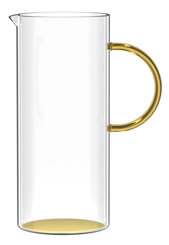 Jarra Bottom de cristal en color ámbar con una capacidad de 1,35 litros.