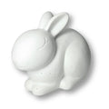 Lámpara de porcelana con forma de conejo, con enchufe, de diseño italiano.