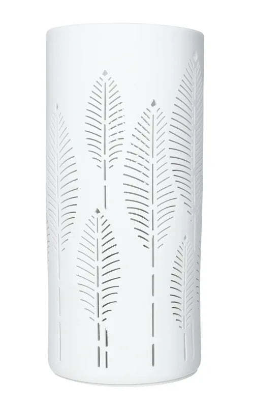 Lámpara de mesa Foglie en color neutro, con un diseño inspirado en hojas, de Brandani Gift Group.