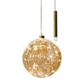 Bola de discoteca LED de 18 cm con luces proyectadas, lista para crear ambiente.