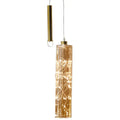 Luz LED vertical decorativa de Brandani Gift Group, acabado cuidado, dimensiones 5,5 x 26,5 cm.