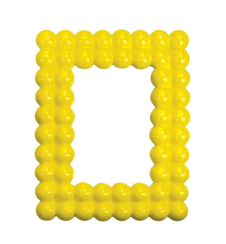Marco de fotos Lollipop de color amarillo, con capacidad para una foto de 10x15 cm.
