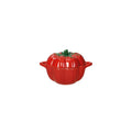 Mini cocotte individual de cerámica en color rojo tomate, marca Brandani Gift Group.