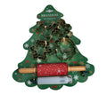 Molde para galletas navideñas con forma de árbol de Navidad, jeringa de decoración y rodillo de silicona.