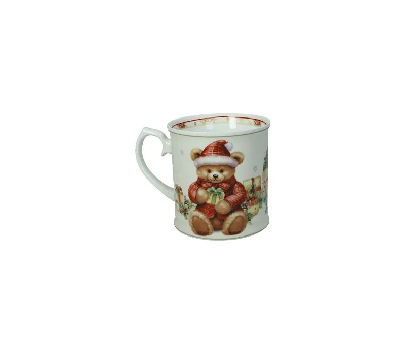 Taza de cerámica blanca modelo Coccole de Brandani, con un diseño delicado y acabado liso.