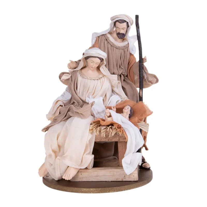 Figura del Nacimiento de 35 cm, con detalles finos y acabado cuidado, ideal para decoración navideña.