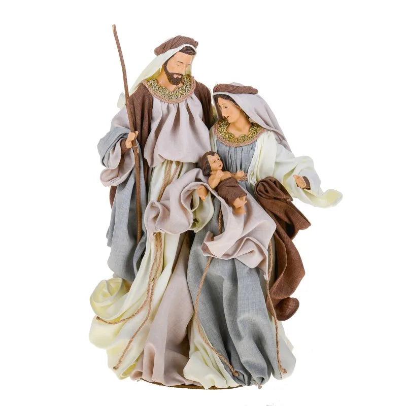 Figura de Nacimiento de 47 cm, representando la escena con detalles artesanales y un estilo italiano.
