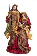 Figura Nacimiento Burdeos de 47 cm, con detalles en relieve y acabado cuidado, ideal para decoración navideña.