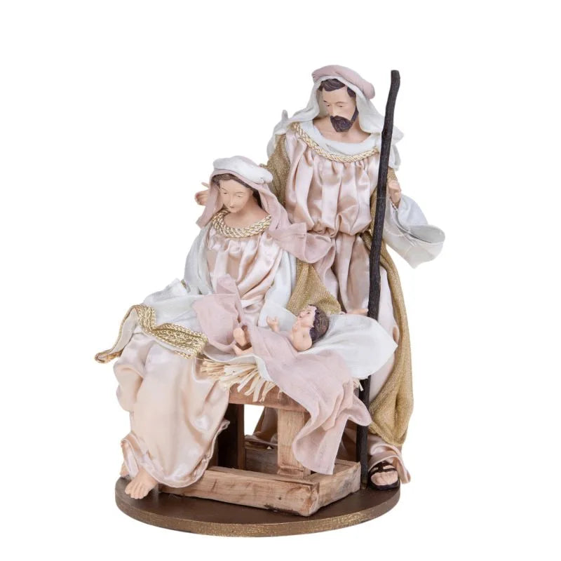Figura de Nacimiento Cipria de Brandani, con 35 cm de altura, destacando su diseño italiano.