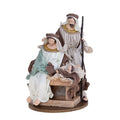 Figura decorativa de Nacimiento en color gris, de 35 cm de altura, con diseño Brandani Gift Group.