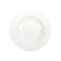 Plato hondo Total White Bianco en porcelana new bone china blanca.
