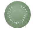 Plato hondo verde de cerámica de la colección Calipso de Brandani.