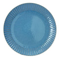 Plato hondo Melange Bluette, pieza de cerámica con diseño italiano.