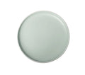 Plato llano de gres color agua, colección Fusion de Brandani Gift Group.