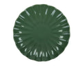 Plato de postre Calipso Menta, pieza de cerámica con borde ligeramente ondulado y acabado liso en color verde menta.
