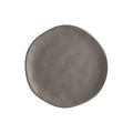 Plato de postre Brandani colección Sinfonia en gres, color gris paloma.