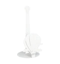 Porta Papel Cocina Mongolfiera Blanco D15x31,5H CMS, diseño italiano.