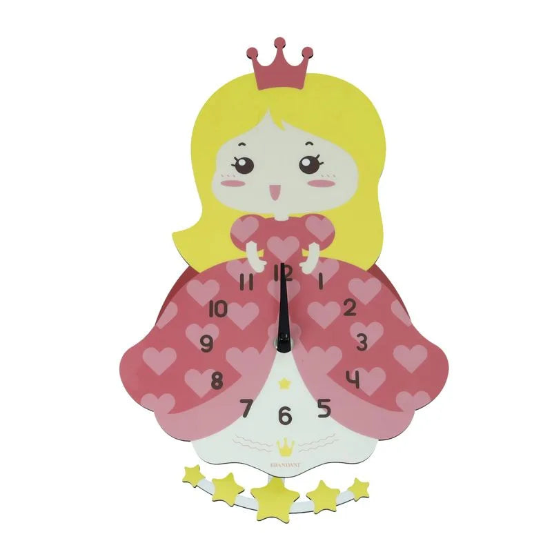 Reloj de sobremesa modelo Princesa con péndulo, acabado clásico.