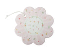 Salvamanteles Brandani Polline rosa, fabricado en cerámica y corcho.