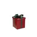 Set de 2 cajas de regalo Brandani en color neutro, una abierta mostrando el interior y ambas cerradas con un lazo decorativo.