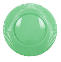 Set de 2 bajoplatos en color verde, presentados juntos.