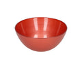 Set de 2 cuencos de cerámica de la colección Ares de Brandani, en tonos rojo y naranja, con diámetro de 15 cm.