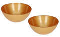 Set de 2 cuencos Brandani Gift Group modelo Ares en color ocre, diámetro 15 cm.