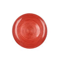 Set de 2 platos de postre Brandani Ares en color rojo y naranja, con un diámetro de 21 cm.
