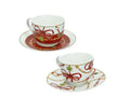 Set de 2 tazas de café de cerámica de la colección Gioco di Luci.