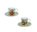 Set de 2 tazas de espresso Coccole de Brandani, con diseño italiano.
