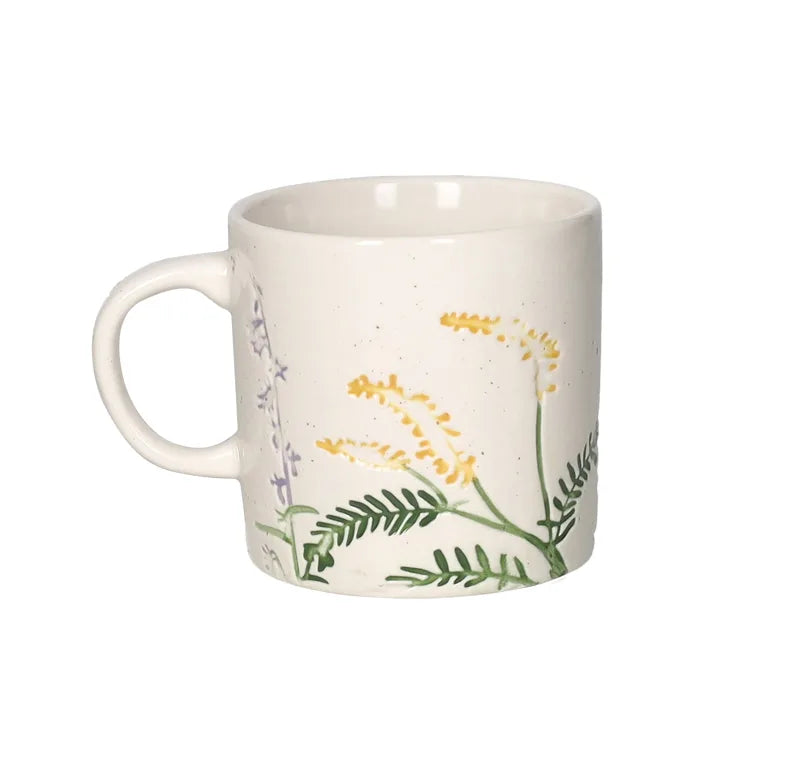Set de 2 tazas de café altas de la colección Risveglio, con diseño italiano.