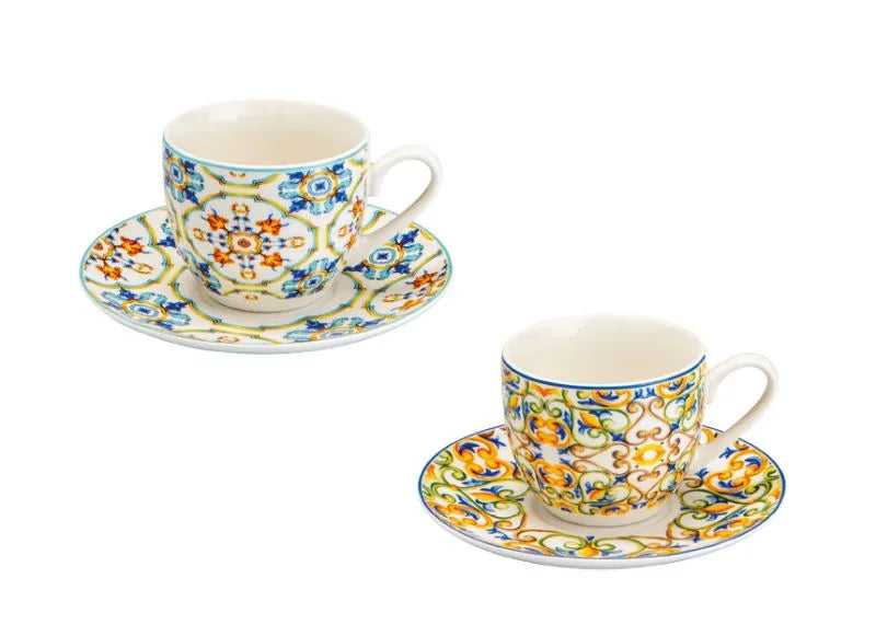 Set de 2 tazas de café Medicea con diseño italiano.