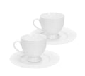 Set de 2 tazas de espresso modelo Georgette de Brandani Gift Group sobre fondo blanco.