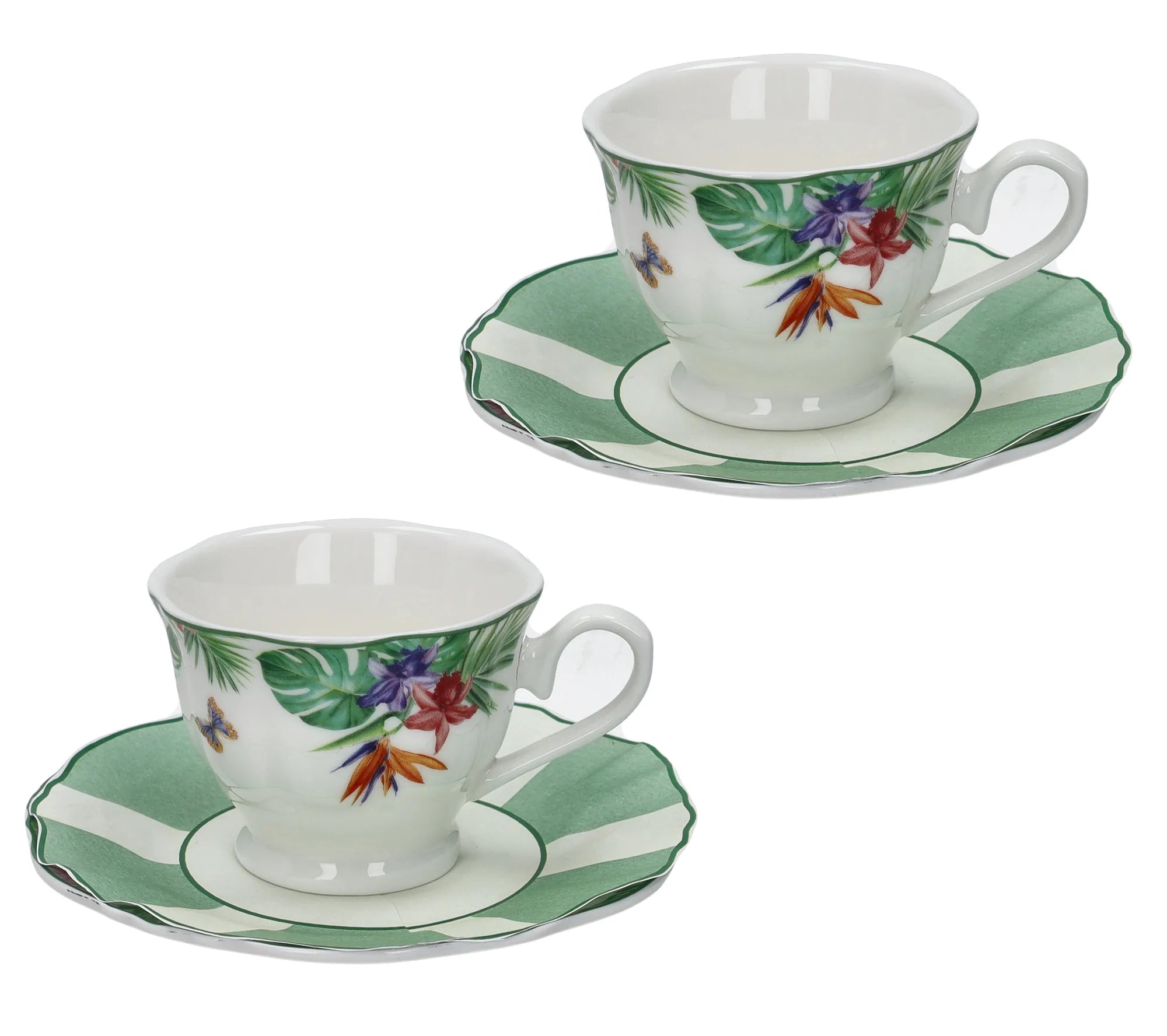 Set de 2 tazas espresso Oasi, con diseño italiano.