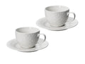 Set de 2 tazas DEDALO, con un diseño italiano distintivo, presentado sobre un fondo neutro.
