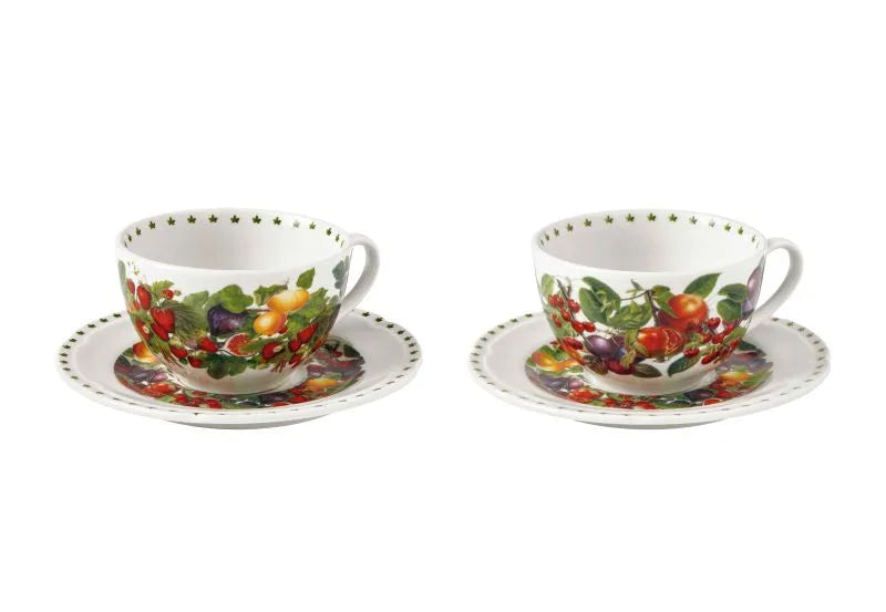 Set de 2 tazas de porcelana de la colección Le Primizie de Brandani Gift Group.