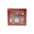 Set de 3 cuchillos para queso con diseño navideño de la colección Christmas de Brandani Gift Group.