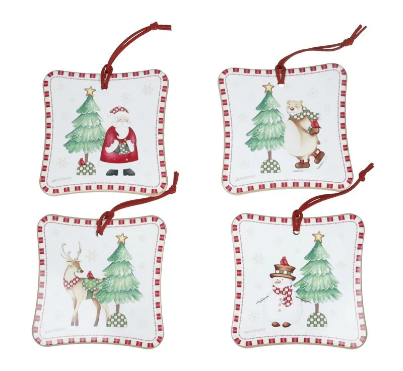 Set de 4 posavasos 'Racconti' con diseño italiano, Brandani Gift Group.