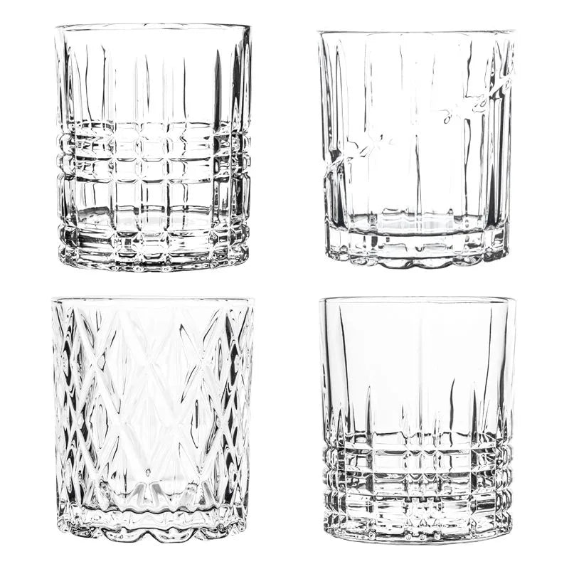 Set de 4 vasos "Mulinello" con diseño italiano de Brandani Gift Group.