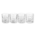 Set de 4 vasos de cristal surtidos con diseño variado, Brandani Gift Group.
