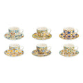 Set de 6 tazas de café Medicis en New Bone China, con un diseño clásico y elegante.