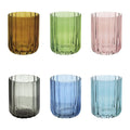 Set de 6 vasos Calliope de Brandani Gift Group en colores surtidos, con diseño italiano.