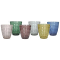 Set de 6 vasos Nebula de Brandani en colores surtidos.