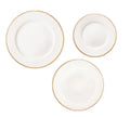 Set de mesa 18 piezas Filoro, con diseño italiano de Brandani Gift Group, presentado sobre fondo blanco.